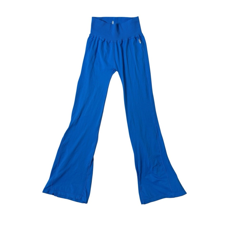 Free People Movement Good Karma Flare Legging in Atlantic Blue Size Medium Large
